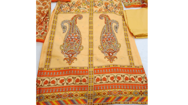 Printed Kurta Pant with Dupatta - Image 3