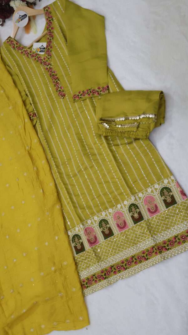 Kurta Pant with Dupatta - Image 3