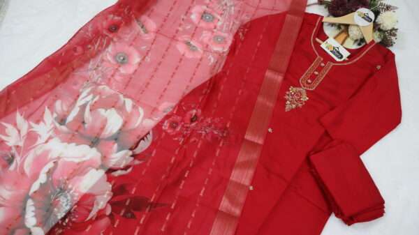 Kurta Pant with Dupatta - Image 4