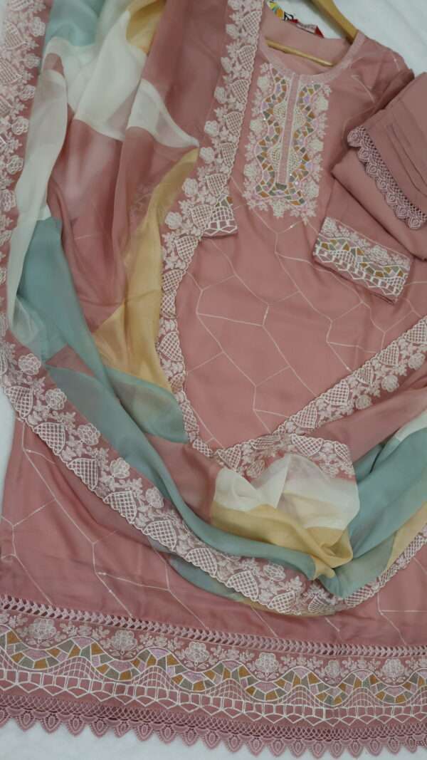 Kurta Pant with Dupatta - Image 3