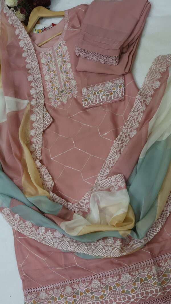 Kurta Pant with Dupatta - Image 2