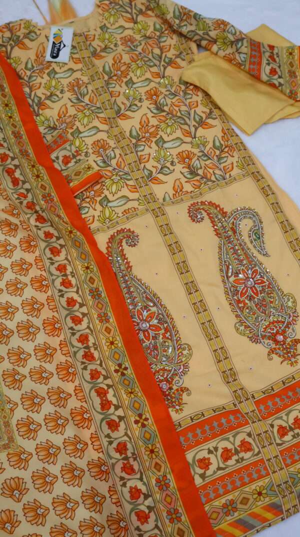 Printed Kurta Pant with Dupatta - Image 2