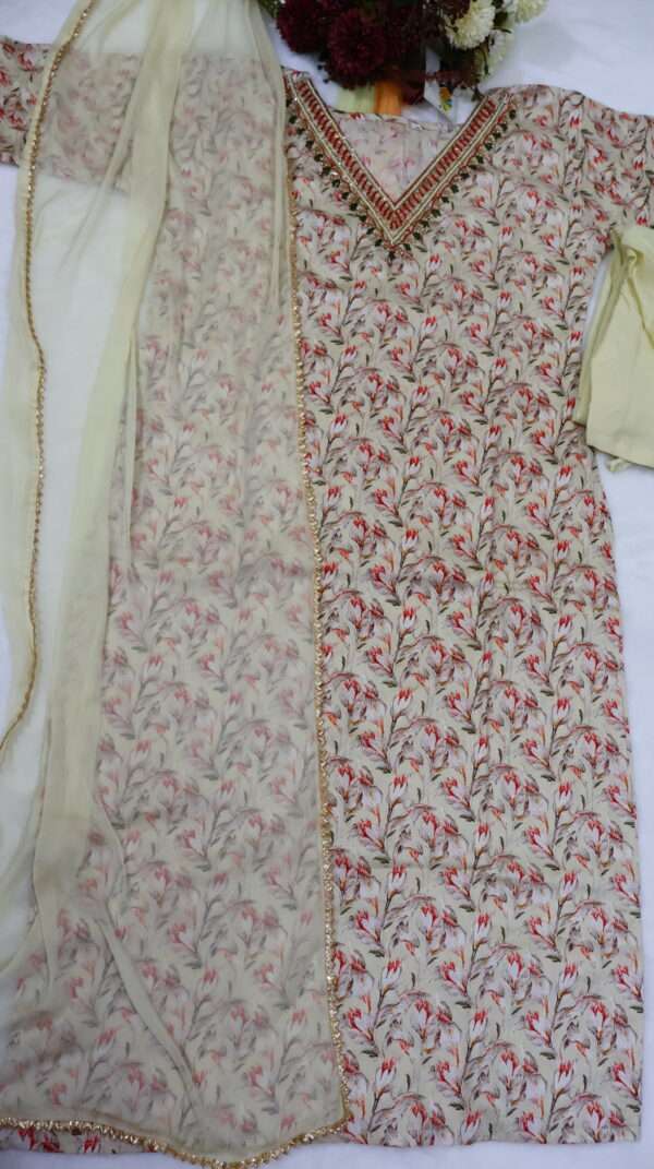 Kurta Pant with Dupatta - Image 3
