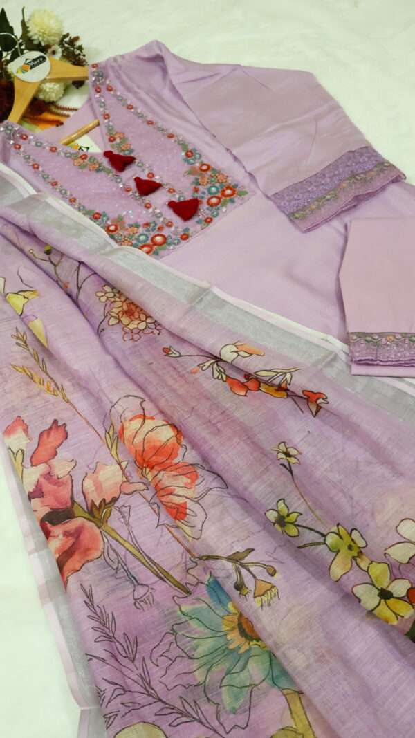 Kurta Pant with Dupatta - Image 9