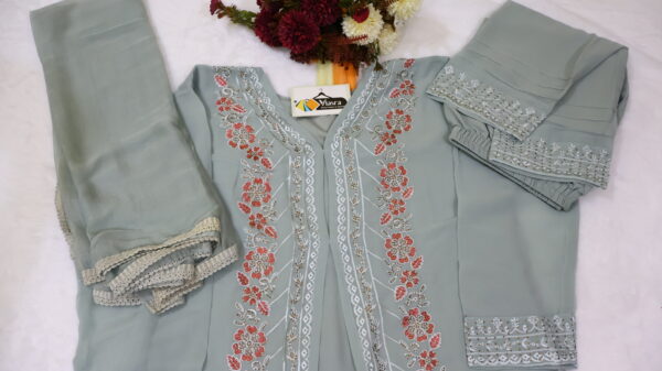 Grey Blue Co-Ords Set - Image 2