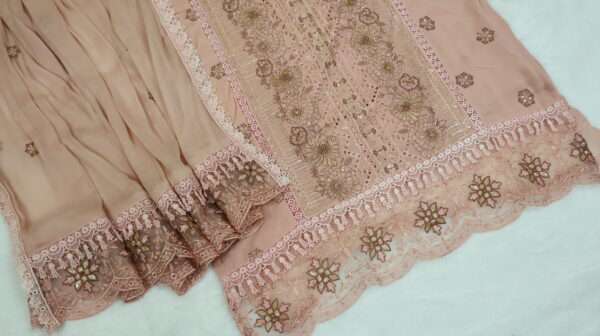 Dusty Pink Pakistani Kurta Set - Image 6