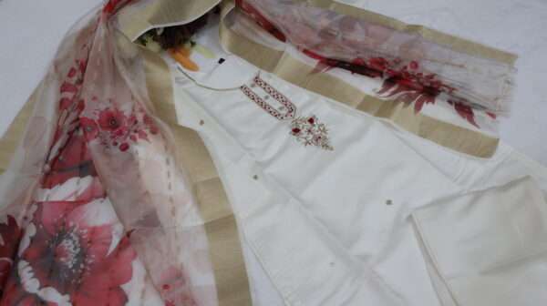 Kurta Pant with Dupatta - Image 3