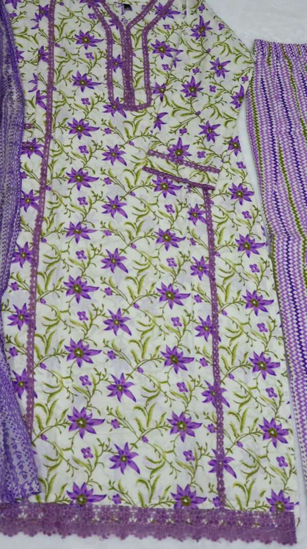 Kurta Pant with Dupatta - Image 3
