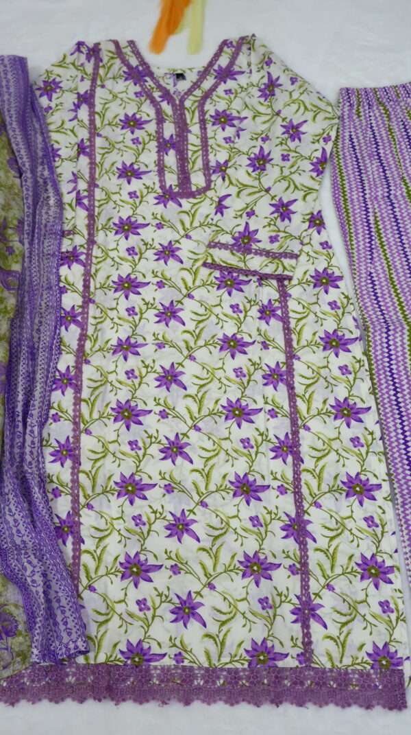 Kurta Pant with Dupatta - Image 6