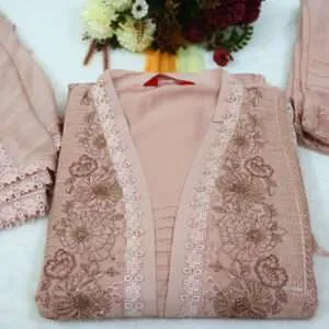 Dusty Pink Pakistani Kurta Set